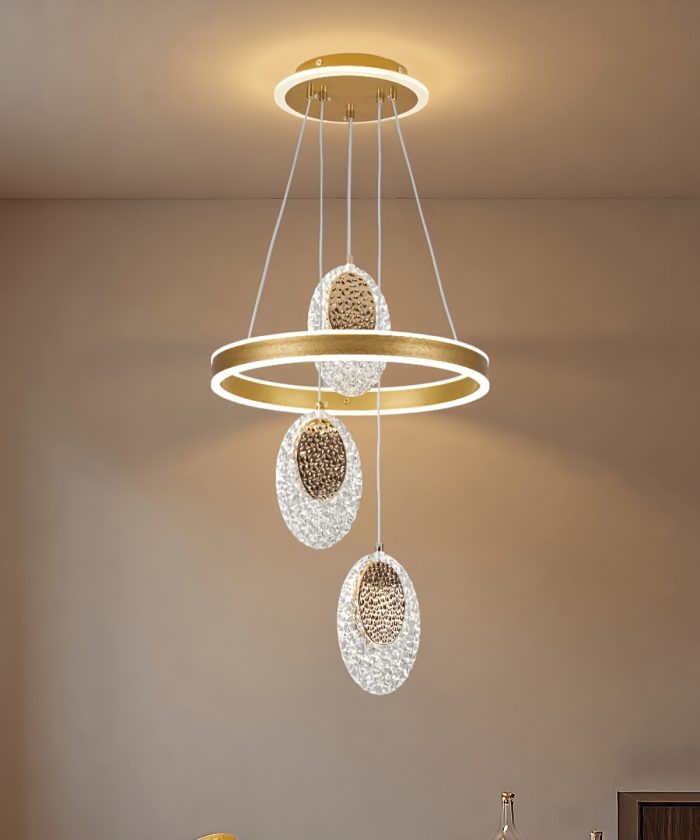 LED Chandeliers, LED Pendant Light Dining Room Light Fixtures Over Table Adjustable Modern Chandeliers for Dining Room Kitchen Island Living Room Bedroom